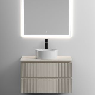 Столешница для ванной комнаты Sancos TT80A2X 80см с отверстием под смеситель kreman